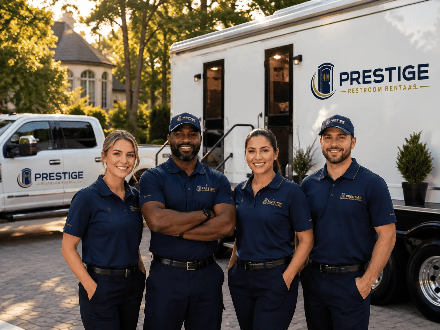 Trusted Luxury Portable Restrooms company in Newcastle, TX